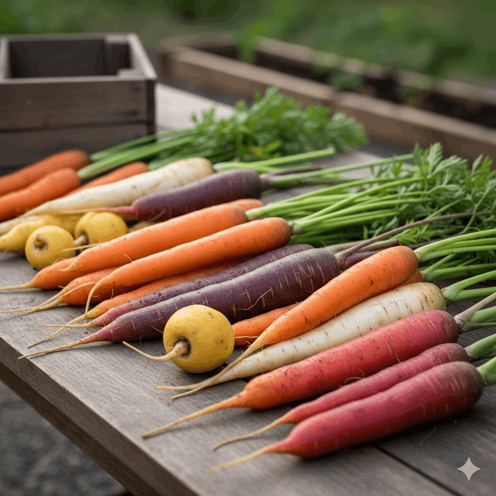 Wie viele Karottensorten gibt es