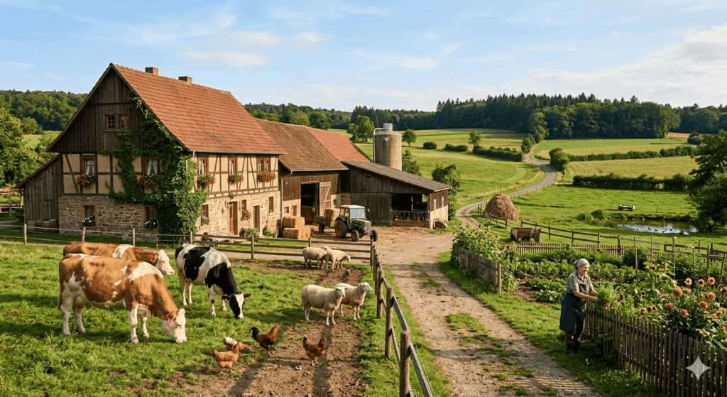 Landleben Bauernhof Sonne vielfaltschmeckt.de Sidebar 123